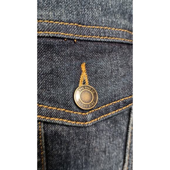 NWT Frye& Co festival jean jacket Aztec Western geo print button size 4XL - Picture 6 of 12